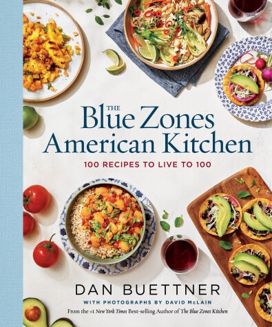 Book cover for The Blue Zones American Kitchen