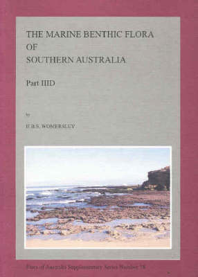 Book cover for Marine Benthic Flora of Southern Australia. Rhodophyta. Part 111d