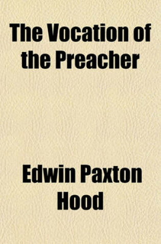 Cover of The Vocation of the Preacher