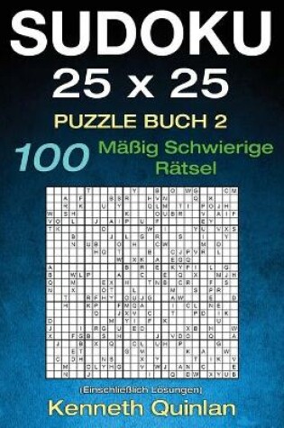 Cover of Sudoku 25 x 25 Puzzle Buch 2