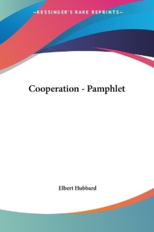 Cover of Cooperation - Pamphlet