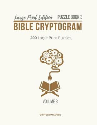 Cover of Large Print Edition Puzzle Book 3 Bible Cryptogram