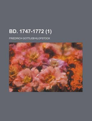 Book cover for Bd. 1747-1772 (1)