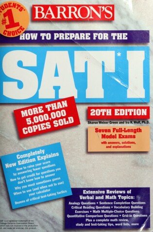 Cover of How to Prepare for the Sat I