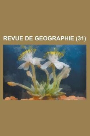 Cover of Revue de Geographie (31)