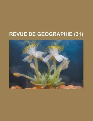 Book cover for Revue de Geographie (31)