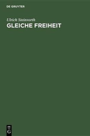 Cover of Gleiche Freiheit