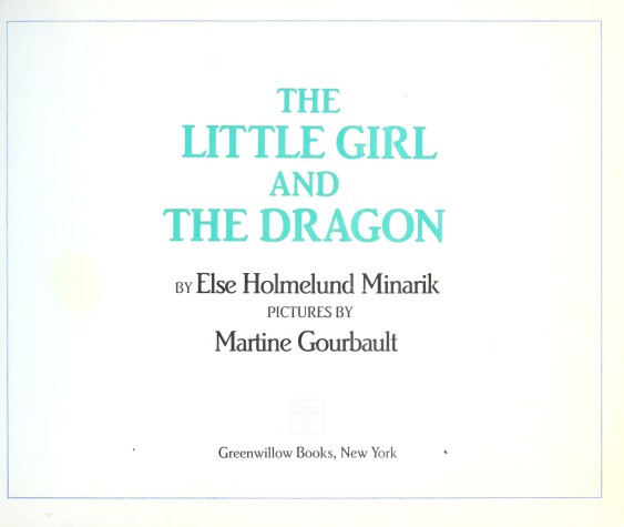 Book cover for The Little Girl and the Dragon