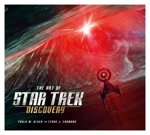 Book cover for The Art of Star Trek Discovery