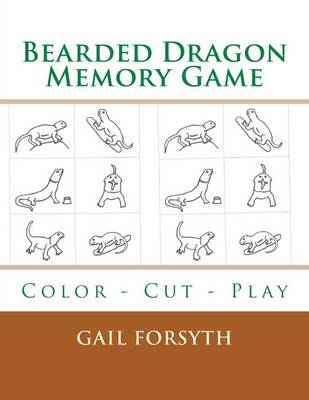 Book cover for Bearded Dragon Memory Game