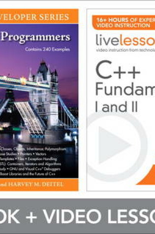 Cover of C++ Fundamentals I and II LiveLesson Bundle