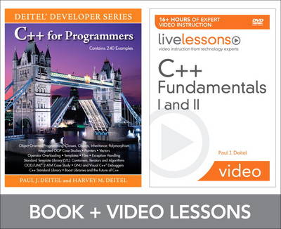 Book cover for C++ Fundamentals I and II LiveLesson Bundle