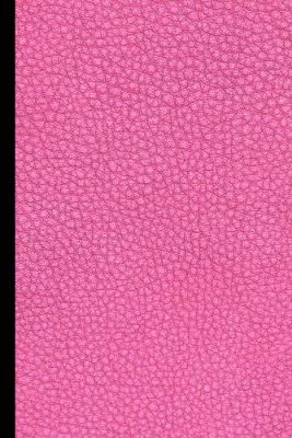 Book cover for Pink Leather Notebook