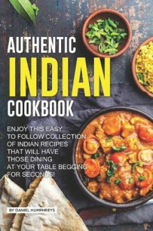 Cover of Authentic Indian Cookbook