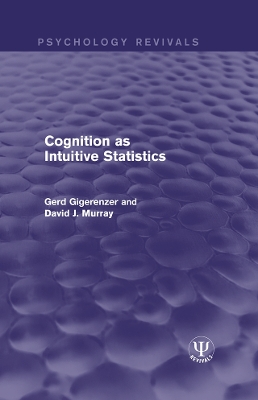 Cover of Cognition as Intuitive Statistics