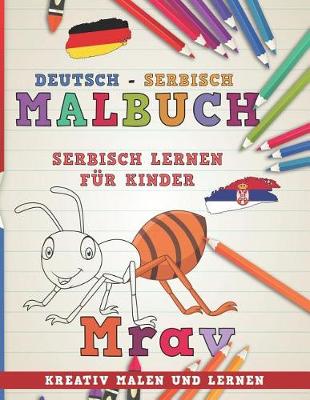 Book cover for Malbuch Deutsch - Serbisch I Serbisch Lernen F