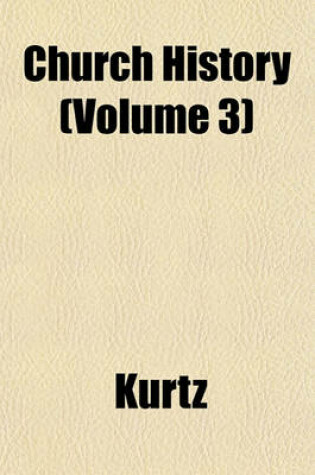 Cover of Church History (Volume 3)