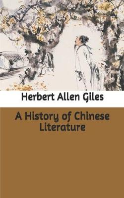 Book cover for A History of Chinese Literature