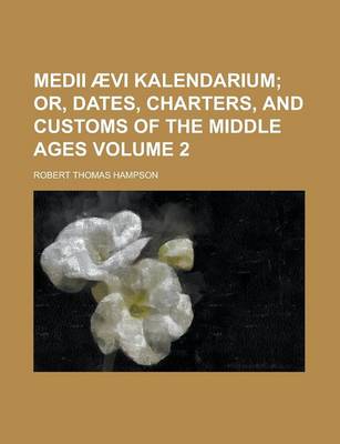 Book cover for Medii Aevi Kalendarium Volume 2