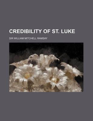 Book cover for Credibility of St. Luke