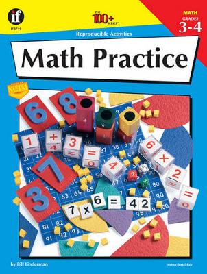 Book cover for Math Practice, Grades 3-4