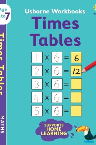 Cover of Usborne Workbooks Times Tables 6-7