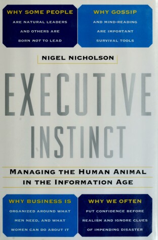 Book cover for Executive Instinct
