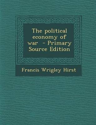 Book cover for Political Economy of War