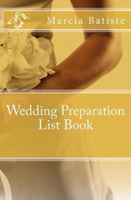 Book cover for Wedding Preparation List Book