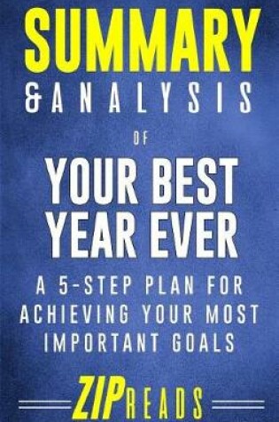Cover of Summary & Analysis of Your Best Year Ever