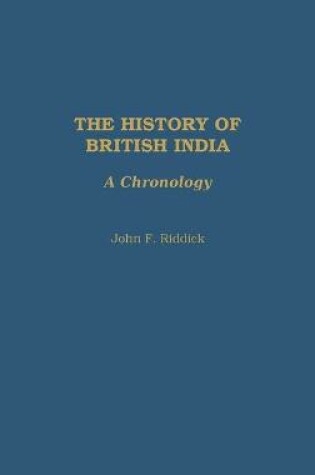 Cover of The History of British India