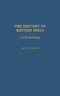 Book cover for The History of British India