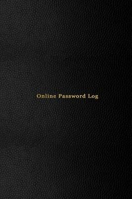 Book cover for Online Password Log