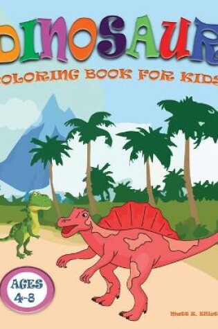 Cover of Dinosaur Coloring Book for Kids