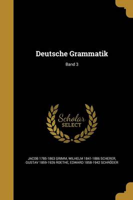 Book cover for Deutsche Grammatik; Band 3