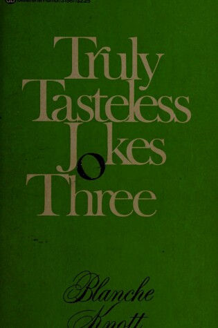 Cover of Truly Tasteless Jks #3