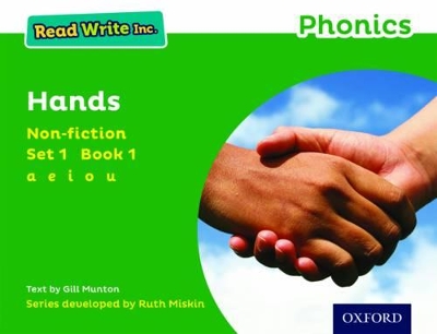 Cover of Read Write Inc. Phonics: Hands (Green Set 1 Non-fiction 1)