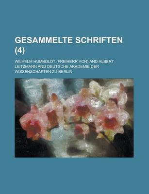 Book cover for Gesammelte Schriften (4)