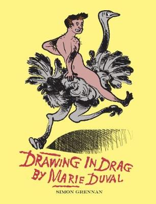 Book cover for Drawing in Drag by Marie Duval