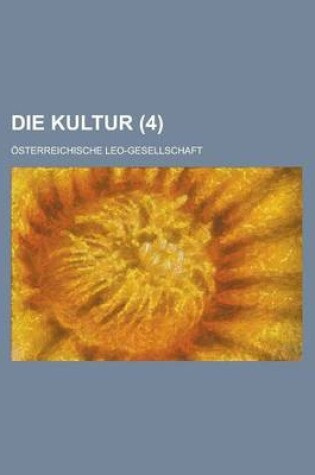 Cover of Die Kultur (4)