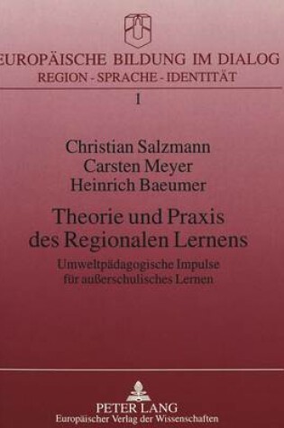 Cover of Theorie Und Praxis Des Regionalen Lernens