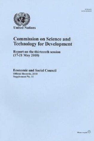 Cover of Commission on Science and Technology for Development