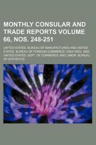 Cover of Monthly Consular and Trade Reports Volume 66, Nos. 248-251