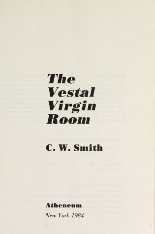 Cover of The Vestal Virgin Room