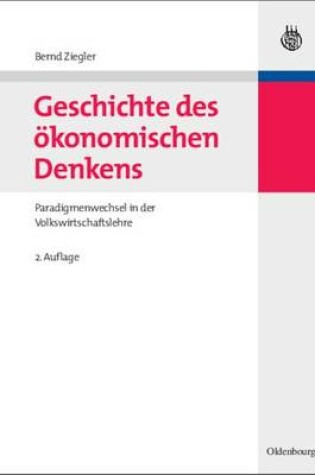 Cover of Geschichte Des Ökonomischen Denkens