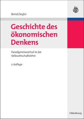 Book cover for Geschichte Des Ökonomischen Denkens