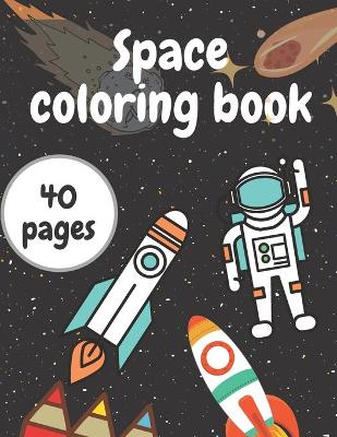 Book cover for Space Coloring Book