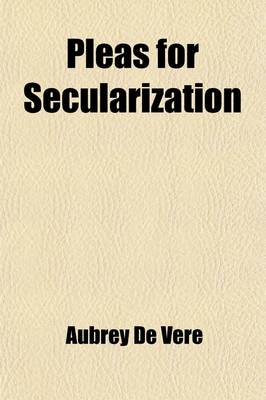 Book cover for Pleas for Secularization