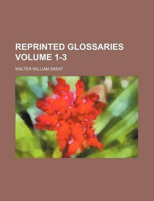 Book cover for Reprinted Glossaries Volume 1-3