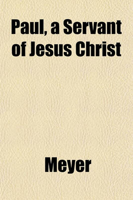 Book cover for Paul, a Servant of Jesus Christ